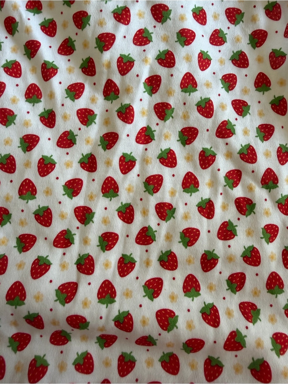 Strawberry Print Baby Onesie - Picture 4 of 8